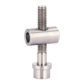 M5x30/35/40mm Bike Seatpost Screw,Titanium Alloy Bicycle Seatpost Fixed Bolt Bicycle Seat Post Fixed Bolt Round Head Screw (Titanium Color)