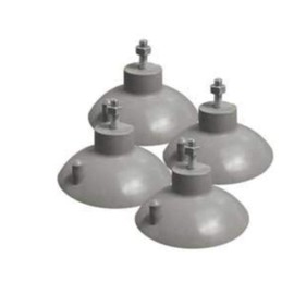 Weston French Fry Suction Cup Feet (4 pcs),gray