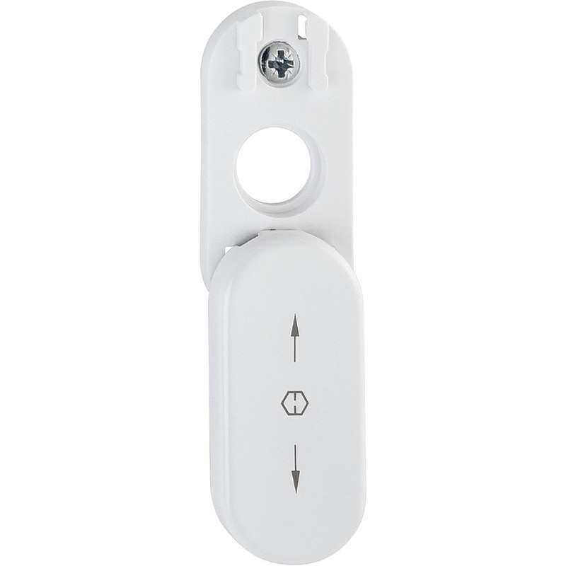 HOPPE 1721504, Aluminium White Window Handle Hole Cover Rosette