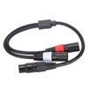 JORINDO 5‑Pin XLR Female to Double 3‑Pin XLR Male Cable