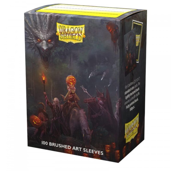 Arcane Tinmen Dragon Shield Sleeves – Limited Edition Brushed Art: Halloween 2022 100 CT - MTG Card Sleeves are Smooth & Tough - Compatible with Pokemon & Magic The Gathering Cards (AT-12079)
