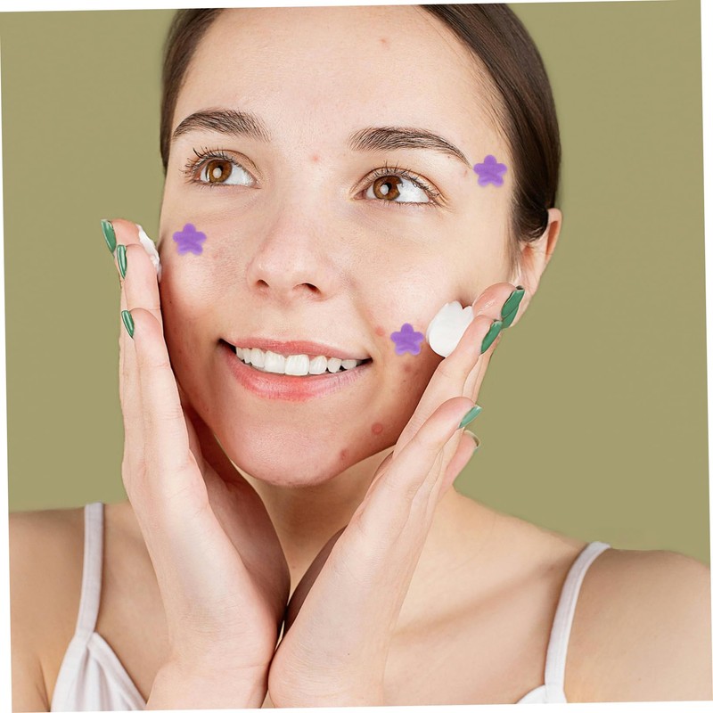 Baluue Cute Flower Shape Acne Patches 3pcs Hydrocolloid Pimple Cover