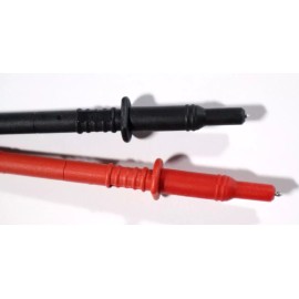 Unbranded TEST LEAD SET WITH NOTCHED SS TIP AND RA BANANA SOCKETS, 1000v 16 AMPS      E219