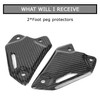 PSLER Motorcycle Foot Peg Heel Guards Rearset Protector for Z900