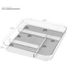 madesmart Gadget Tray | Light Grey | Clear Soft Grip