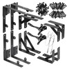 2 Sets Fence Gate Kit Gate Hardware with Gate Latch,