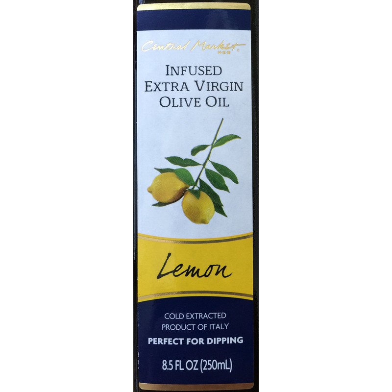Central Market Lemon Infused Extra Virgin Olive Oil, 8.5 oz