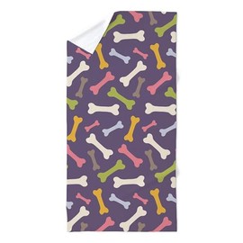 CafePress Cute Dog Bone Pet Lover 35"x70", Oversized, Soft Beach Towel