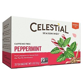 Peppermint Herbal Caffeine Free Tea 20-bags (3 Pack)