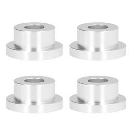 4Pcs Billet Handlebar Riser Bushing Solid CNC T6 Aluminium Alloy Accessory Set Kit for FXRSilver
