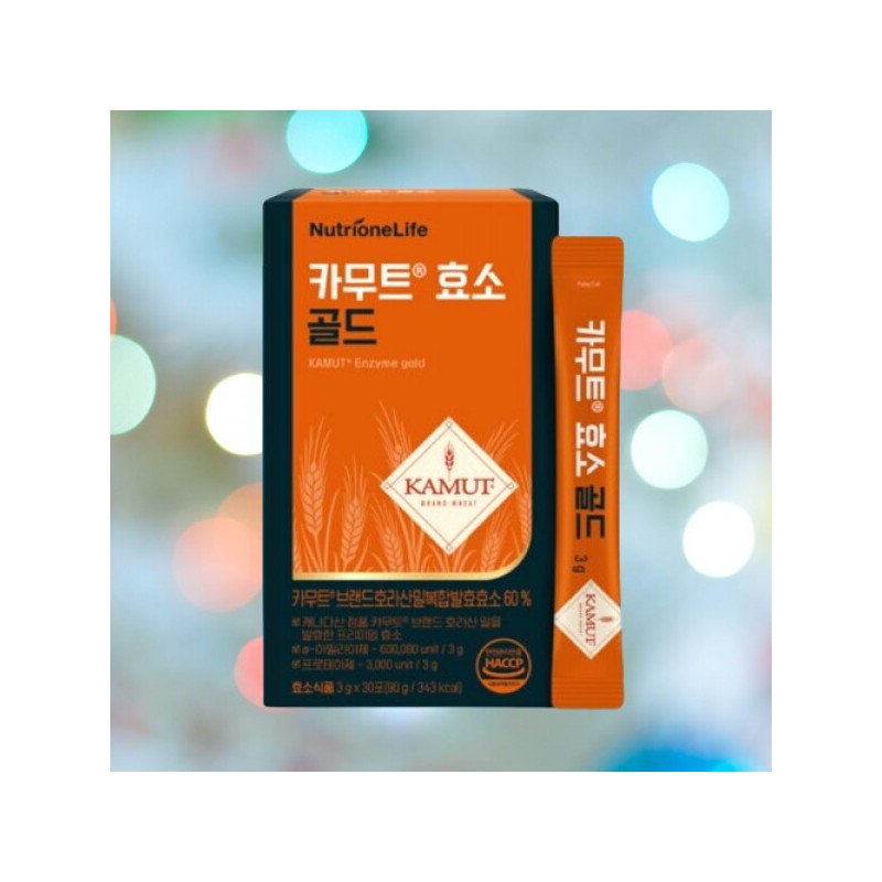 뉴트리원 카뮤트 카무트 효소 골드 곡물 30포X1개 NutriOne Kamut Enzyme