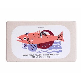 Jose Gourmet Cold-Smoked Trout Fillets in Dill and Fennel, 90g