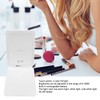 Lighted Makeup Mirror White Rechargeable ABS Housing Adjustable Brightness Portable