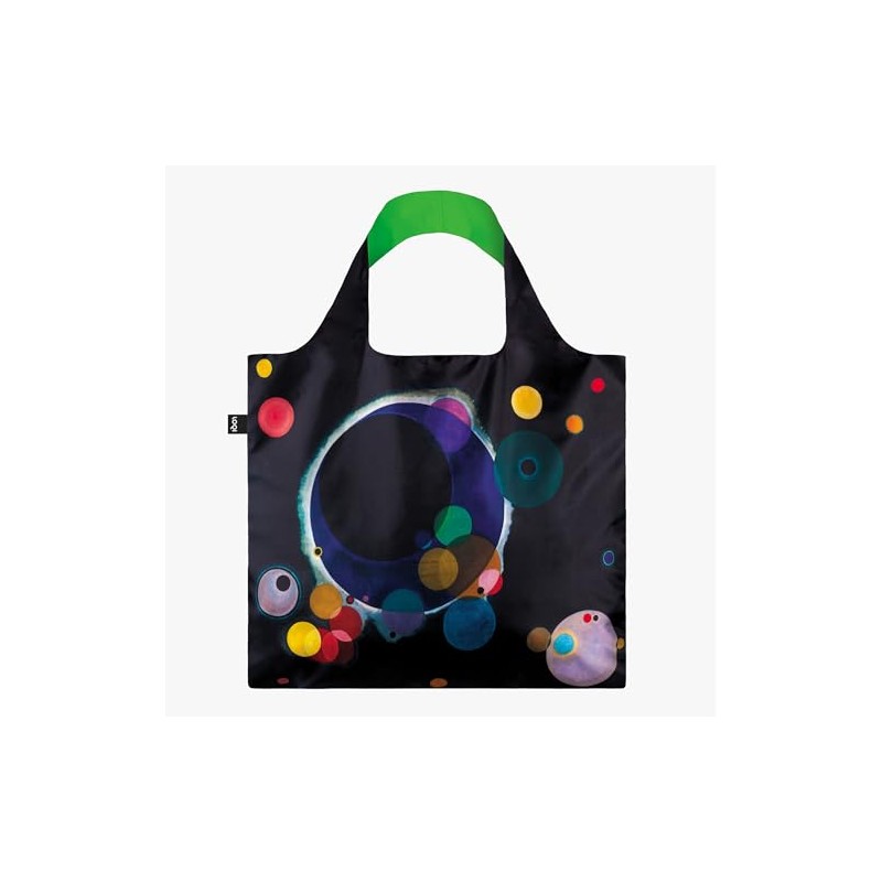 LOQI WASSILY KANDINSKY Several Circles Neon Green
