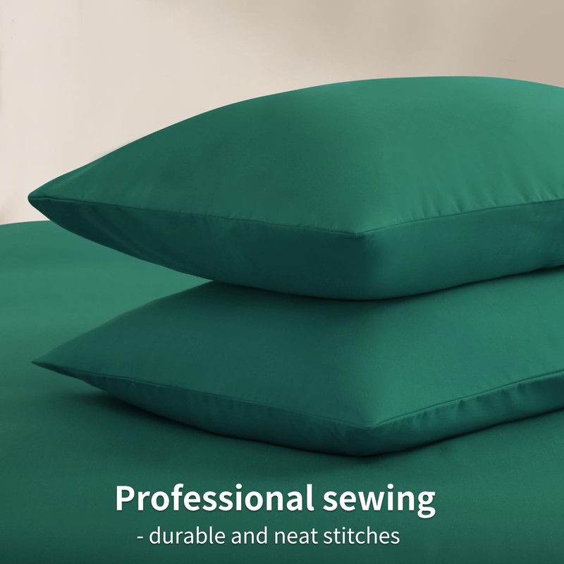 RUIKASI Pillow Cases 2 Pack - Green Standard 50x75 cm