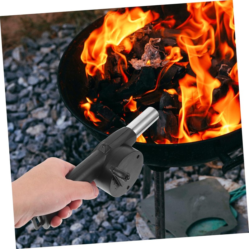 Levemolo Hand Crank Air Blower for Bbq Efficient Outdoor Blower