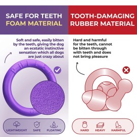 UD_Puller Outdoor Dog Ring Toys   Dog Fetch Toy & Tug of War Dog Toy for Small Medium Large Dogs   Dog Ball & Soft Dog Frisbee A