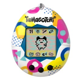 Bandai - Tamagotchi - Tamagotchi Original - Memphis Style - Electronic Virtual Animal with Colour Display, 3 Buttons and Games - Interactive Animal - Children's Toy from 8 Years - 42957