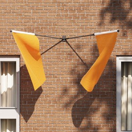 vidaXL Flag Holder - Black Metal 7.5x11.5x12.5cm Matte Outdoor Flag Pole Stand - Garden/Patio Banner Display