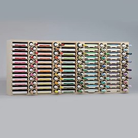 Stamp-n-Storage 60 Ink Pad, Marker, and Refill Bottle Holder - Wall Mount