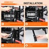RZEOZU Mini Bike Foot Pegs Mount Bracket Repositioning for MB200