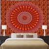 FENDROM Popular Handicrafts Indian hippie Bohemian Psychedelic Peacock Mandala Wall