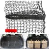 Car Rear Trunk Net Bag Storage Bag Organizer 3-Grid Universal