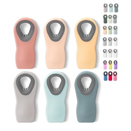 Mr. Pen- Magnetic Chip Clips, 6 Pack, Muted Morandi Chip Clips, Bag Clips, Food Clips, Bag Clips for Food, Chip Bag Clip, Chip Clips Magnetic, Chip Bag Clips, Clips for Food Packages, Kitchen Clips