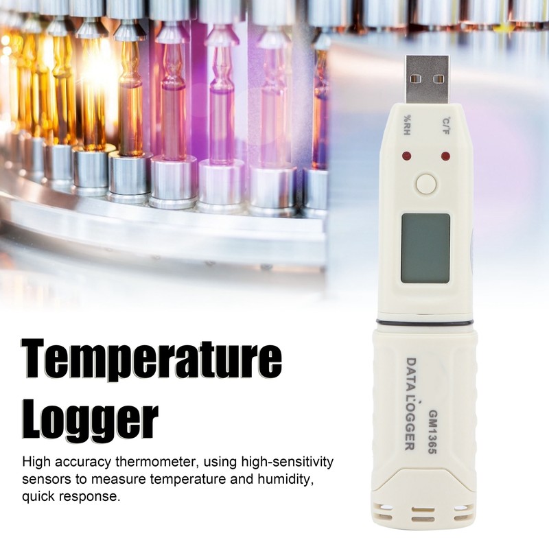GM1365 Temperature Humidity Recorder Warehouse Thermometer for Cold Storage Laboratory