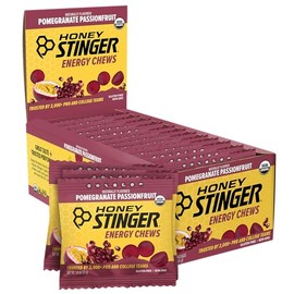Honey Stinger Pomegranate Chews, color Morado, 590 gr