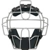 ZETT BLM3238 Soft Baseball Mask, Silver x Black (1319)