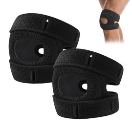 XPJBKC Patella Kniebandage Männer Damen, 2PCS Verstellbare Bandage Knie, Patella Stabilisierende Knieorthese, Neopren Knee Support Für Meniskusriss, Knieschmerzen Lindern