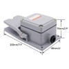 Twidec/AC 380V 15A Heavy Duty Foot Switch SPDT NO NC