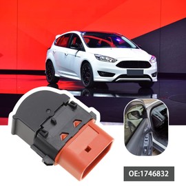 SG Store Car Electric Window Control Switch 6 Pin Compatible with Focus 2012-2017 1746832 BM5T14529BA Front Left Door Power Window Lifter Switch ABS