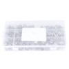 Onewer Hose Clamp Kit, 160 Pcs Hose Clamps Silver 304