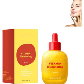 Sérum Facial de Vitamina C con Niacinamida y Ácido Arbutín – Ilumina la piel visiblemente, ayuda a reducir las manchas oscuras y los signos de la edad para un brillo radiante – 30ml / 1.01 fl. oz.