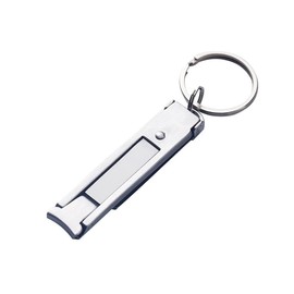 Outlet Junction 600013 Nail Clippers, Compact, Portable, Portable, Easy to Carry, For Outings, Travels, Splatter-Prevention, Nail File Included