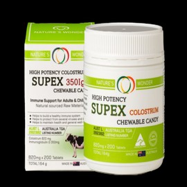 Nature's Wonder Colostrum SUFEX Premium 820mg X 200 Capsules
