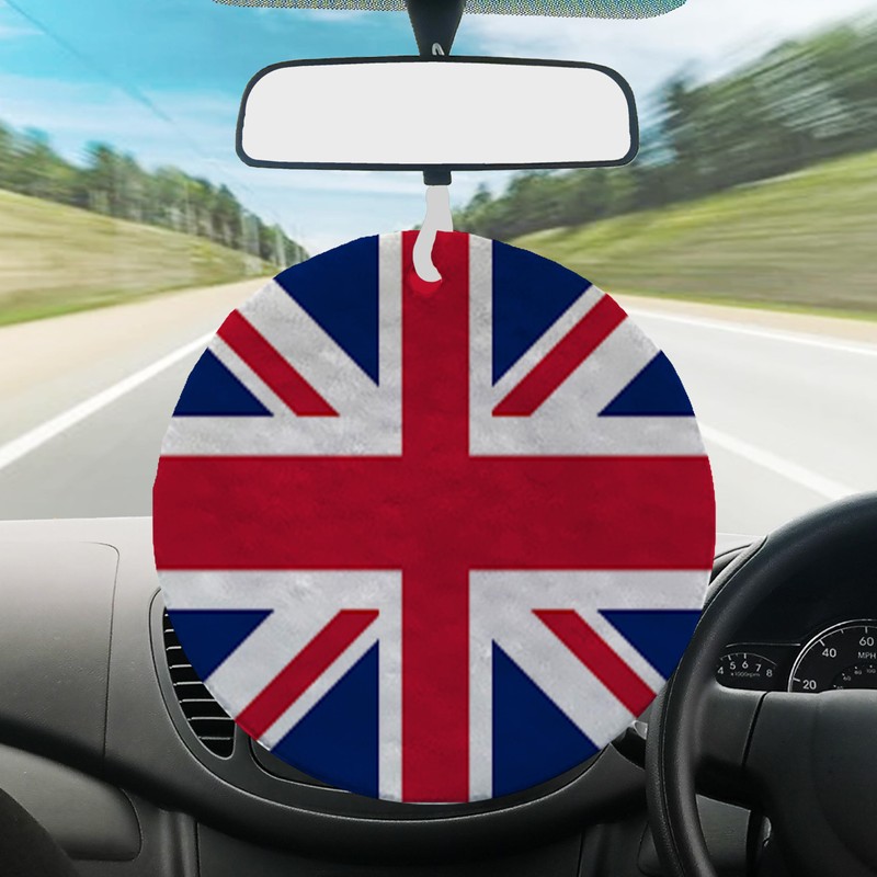British Flag | REUSABLE Double Sided Car Air Freshener