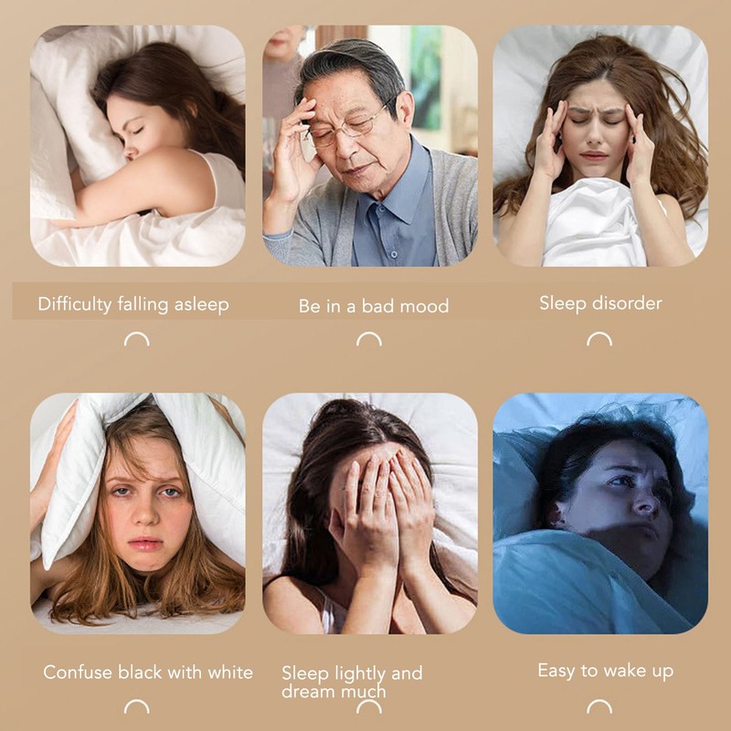 Handheld Sleeping Aid Massaging Relaxing Soothing Pulse Musical Sleep Instrument