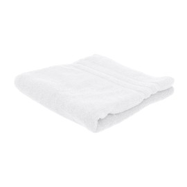 Nicola Spring Cotton Bath Towel - White - 135cm x 70cm - Pack of 1 - Adults Large Big Thick Fluffy Luxury Quick Dry Bathroom Soft Hotel Quality Beach Towel