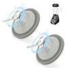 2 PCS Blender Blade with Silicone Gasket Replacement Parts for