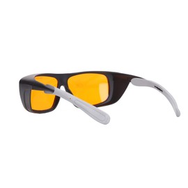 Gafas Láser de Protección Ocular Profesional Gafas de Seguridad de Diseño a Prueba de Luz para Máquinas de Grabado (Negro)