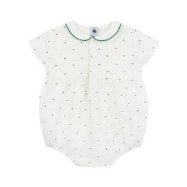 Petit Bateau baby girl player, White and multicoloured