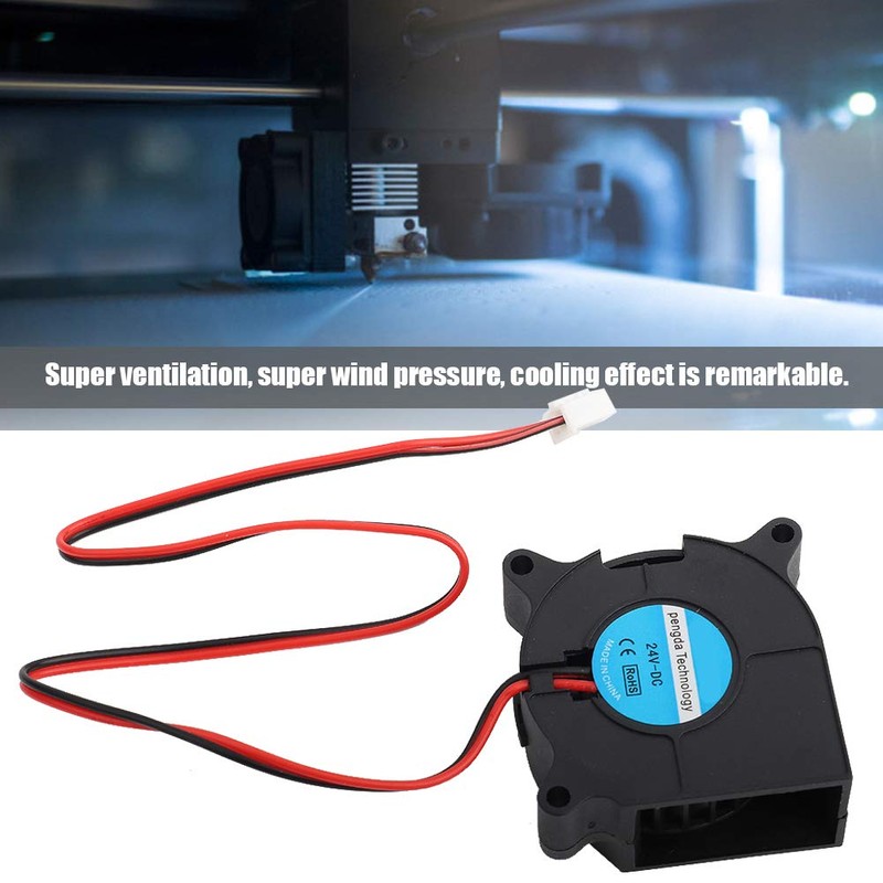 12V Fan, Heat Resistant DC Fan, Black (24V)