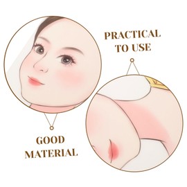 STOBOK Reusable Face Painting Practice Board Makeup Template for Skill Enhancement for Learners and Makeup Artists Complete Facial Features for Versatile Practice