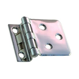 Van Dyke's Restorers Classic Traditional Cabinet Hinge with 3/8" Offset, 1 1/2", Polished Nickel