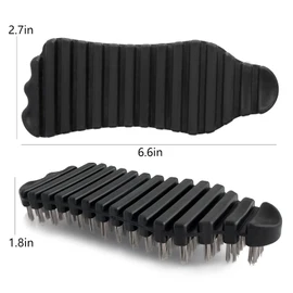Barbell Brush Barbell Cleaning kit Wire Brush for Cleaning Weight bar, Strength Training bar Cleaning Supplies Hard Brush