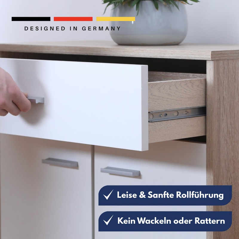 NEUFELD® Drawer Runners 310 mm - 17 mm Groove (including
