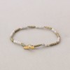 KELITCH Fashion Jewelry Shell pyrite Beaded Infinity Bracelet Charm Simple